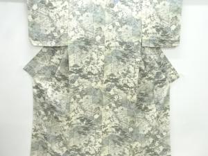 花模様小紋着物